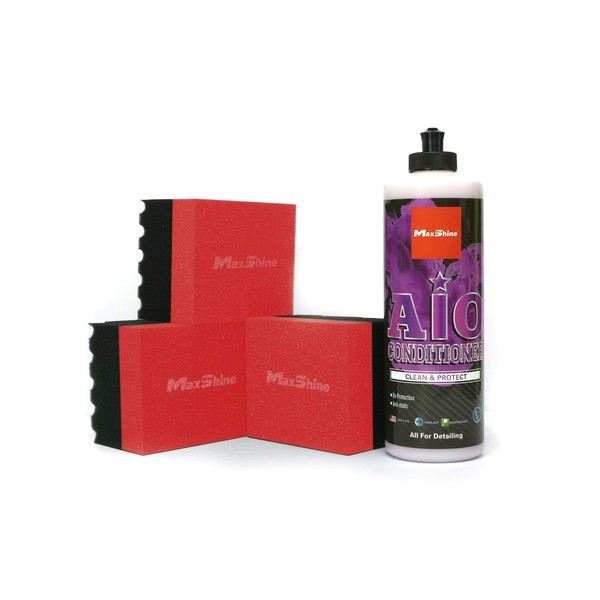 Maxshine All in One Conditioner, Tire Shine kit, 16oz
