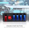 Panel de interruptor de encendido de coche de carreras de