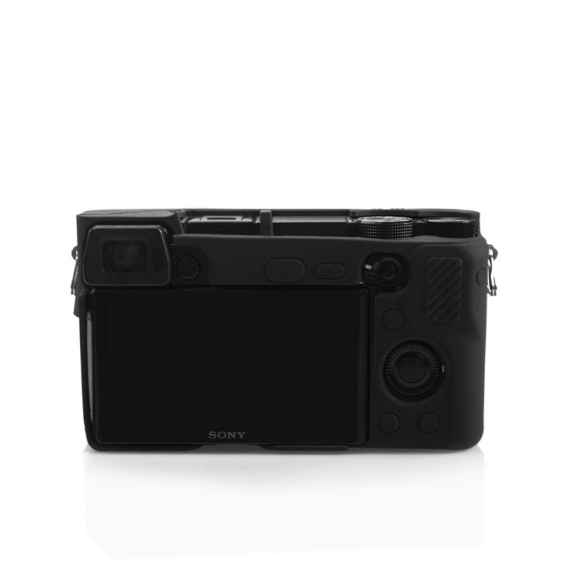 kinokoo SONY ソニー A6300 / A6400 デジタルカメラ専用 シリコンカバー カメラケース カメラカバー(BK)
