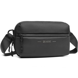 Waist Fanny Pack Men Fashion Bum Bag with Adjustable Belt for Sport Running Hiking Jogging Men （Black)