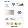 LE TAUCI Pasta Bowls 46oz, Large Salad Bowl, Ceramic Serving