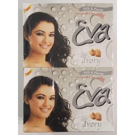 EVA Ivory Soap (PACK OF 4 BARS) Milk & Honey (Ivory)