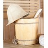 GMMH® Sauna Hat Sauna Cap Felt Cap 100% Cotton Sauna