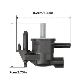 911-490 Vapor Canister Purge Solenoid Compatible with RAV4 2006-2012 Mazda 3 2010-2013 CX-7 2010-2012 MX-5 Miata 2009-2015 Scion tC 2006-2010 911490 258600V020