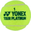 YONEX TB-TPL4 Tennis Balls, Tour Platinum, 4 Balls, 1 Can,