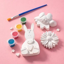 10 Kits Recuerdos Figuras De Yeso Para Pintar