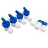 PureSec Inline Shut Off Ball Valve 1/4 inch OD Tubing&Hose&Pipe