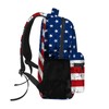 GNEW American Flag Backpack Distressed Blue White Red Flag Backpack
