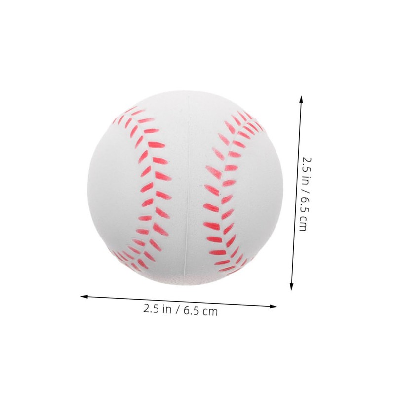 Mipcase 5Pcs Soft Sponge Baseballs for Safe Training Balls for