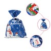 Lunpliran 9Pcs Christmas Goody Bags, Christmas Gift Bags Christmas Drawstring