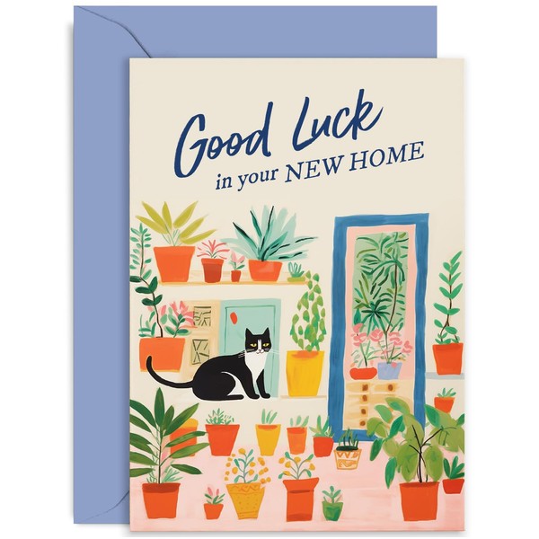 Old English Co. Good Luck In Your New Home Card