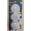 LitezAll RGB Puck Light Wireless, pack of 3 w/remote, 12 colors