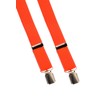 Olata Unisex Adjustable Skinny X-Shape Clip on Braces/Suspenders with Metal