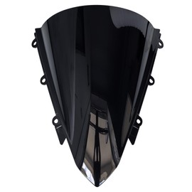 Motorcycle Double Bubble Windshield Windscreen Visor Air Flow Deflector Compatible with Honda CBR500R CBR400R 2016-2018