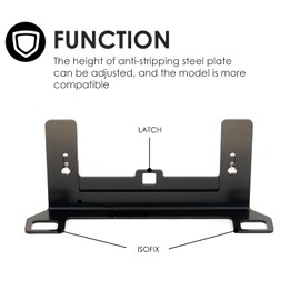 Universal Car Seat ISOFIX Latch Interface Bracket Mounting for Baby Safety Chair (Guide Groove Free Send)