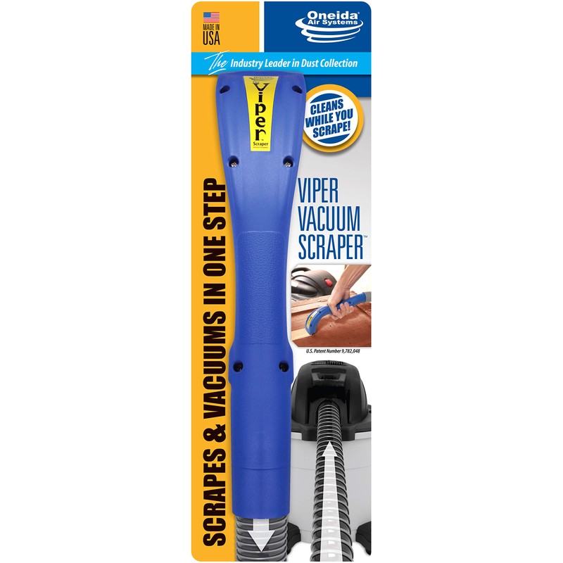 Oneida Air Systems Viper Vacuum Scraper® Ergonomic Textured Grip Wet/Dry