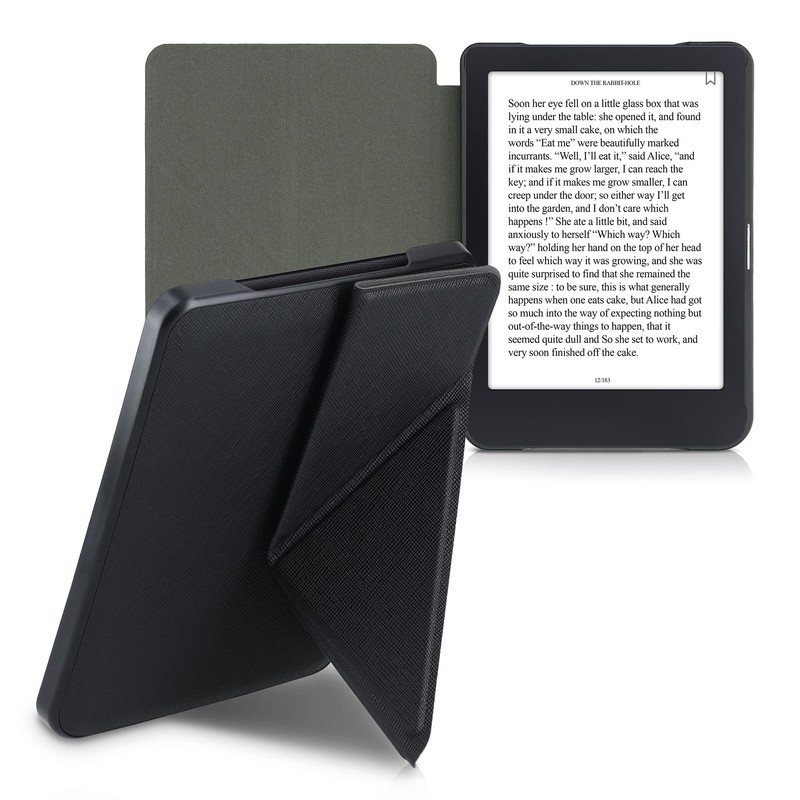 kwmobile Case Compatible with Tolino Shine 3 Case - Faux