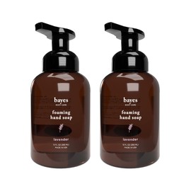 Foaming Hand Soap, Plant-Derived - Aromatic and Nourishing Hand Wash, Infused with Natural Essential Oils - USDA Certified Biobased - 12 Ounce, Lavender, 2 Pack