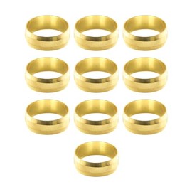 15mm Compression Brass Olives - Pack of 10 (15MM)