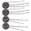 ZUDKSUY 4Pack Rugged 1156 BA15S and 1157 BAY15D Sockets, Replacement