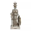 Athena Minerva Greek Roman Goddess Cast Marble Grey Statue Sculpture