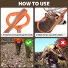 Deer Drag with Wider High-Strength Handle, 6.3ft Rope for Deer