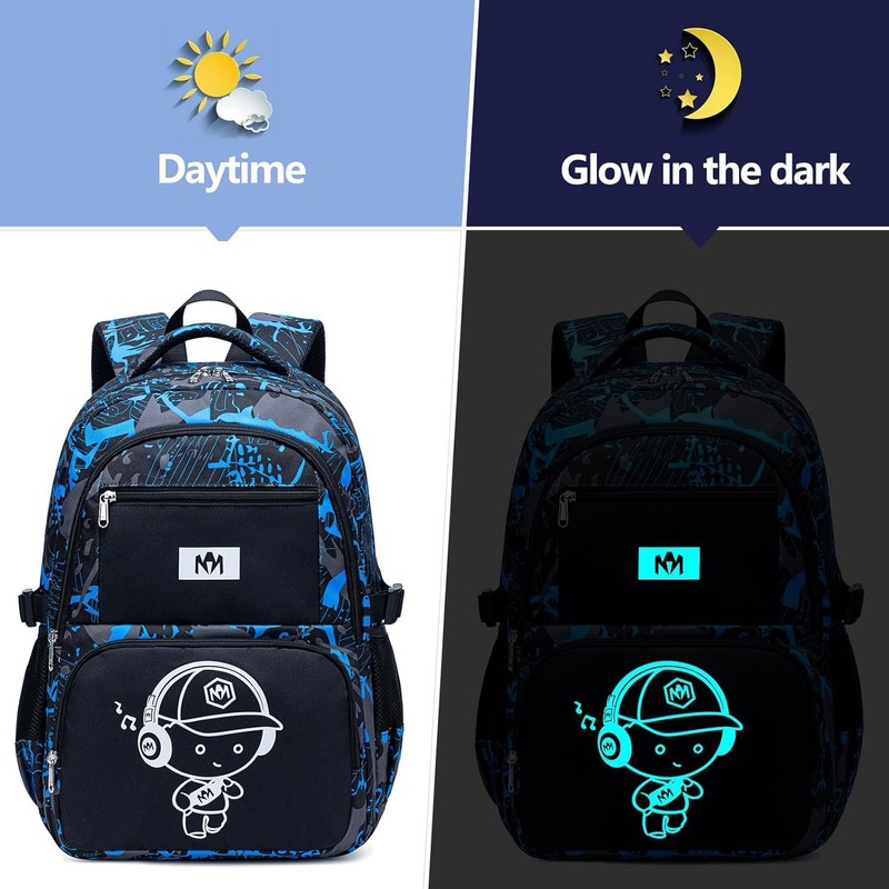 BLUBOON Backpack for School Backpacks for Boys Bookbag Teens Back