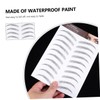WOONEKY 3 Sheets Waterproof Eyebrow Temporary Brow Stickers Realistic Eyebrow