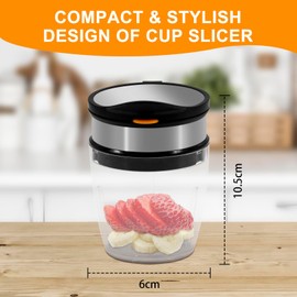 Cozioz Strawberry Slicer – Multi-Purpose Fruit and Veggie Cutter for Strawberry, Egg, Banana, Kiwi, Cucumber, Mushroom, and Salad Prep | Fast Kitchen Slicing Tool with Precision Blades