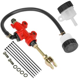 YOXUFA Rear Brake Master Cylinder Reservoir for 98cc 196cc 212cc 2.8hp 6.5hp Coleman KT196 CK100 SK100 150cc Yerf Dog Helix Go Kart Cart Buggy 110cc 125cc 200cc 250cc Chinese ATV Quad Pit Dirt Bike