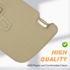 Beige Passenger Right Side Sun Visor Replacement Compatible with Hyundai