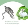 15pcs Stainless Steel Rabbit Watering Nipples Metal with Cage Rodent
