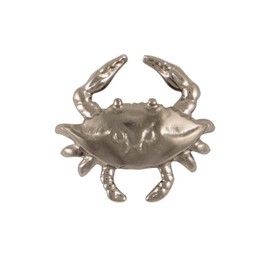 Blue Crab Doorbell Ringer - Nickel Silver