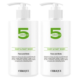 Creek Non-greasy Easy & Fast Body Wash 500g x 2 / 크리크 미끌거림 없는 이지 앤 패스트 바디워시 500g x 2개