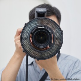 Godox R200-HC30 30° Flash Honeycomb Grid Metal Material for Godox R200 Ring Flash Head Camera Flash Accessory
