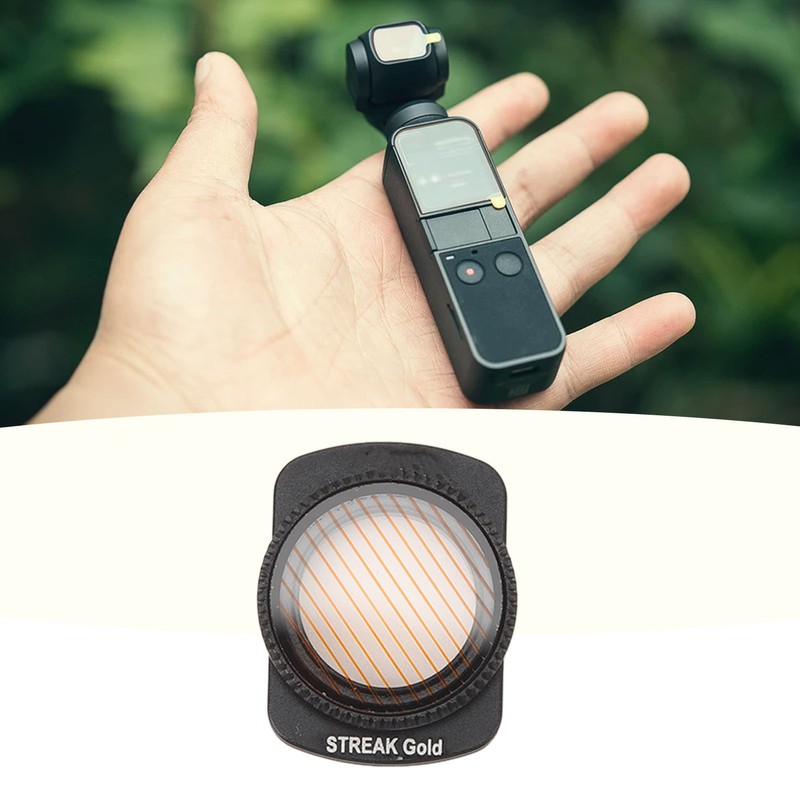 Streak Effect Action Camera Lens Filter HD Coated Slim Aluminum