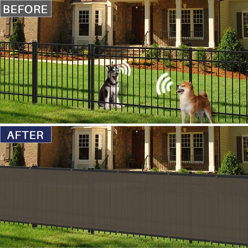 Windscreen4less Privacy Fence Screen Heavy Duty Windscreen Fencing Mesh Fabric