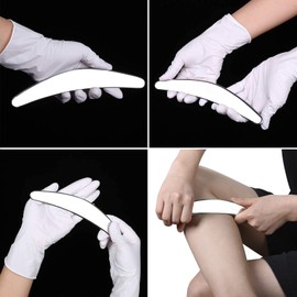 GYX COELE 8pcs Stainless Steel Gua Sha Muscle Scraper Tool - IASTM Tool Set Great Soft Tissue Mobilization Tool- for Back, Neck, Arm, Leg, Shoulder and Whole Body Acupoints(Carry Bag)