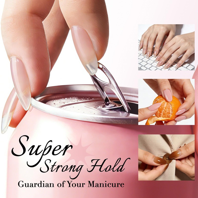 GLAMERMAID Nail Glue for Press Ons Nails 15ml, 28 Days