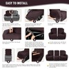 KinCam Recliner Sofa Covers, Stretch Reclining Couch Covers for 3
