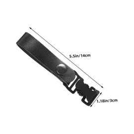 VILLFUL 2pcs Glove Clips For Work: Belt Clamp Holder Pu Strap For Firefighter Construction Mitts Bag Backpack Golf Tool Accessories