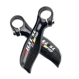 Mountain Bike Handlebar Ends RXL SL 1 Pair Hand Grips Ends 22.2mm Carbon Fiber Bike Bar Ends For Cycling Ergonomic Design Cycling Accessories 3K Glossy