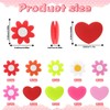 10PCS Tennis Racket Dampener Cute Heart Flower Pattern Designs Tennis