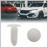 RATCHROLL 30Pcs White Plastic Rivets Splash Guard Fastener Push Type