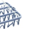 Ldirect 32 Clip Folding Clothes Hanger Multifunctional Windproof Hanger Socks