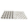 C.S. Osborne 25 Sets Nickel Grommets & Plain Washers #N1-1
