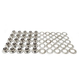 C.S. Osborne 25 Sets Nickel Grommets & Plain Washers #N1-1 (9/32" Hole)