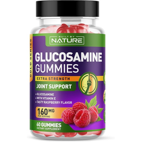 Built by Nature Glucosamine Gummies – Joint Support Supplement in