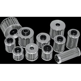 PC RACING Flo? Stainless Steel Oil Filter - For Kawasaki/Suzuk
