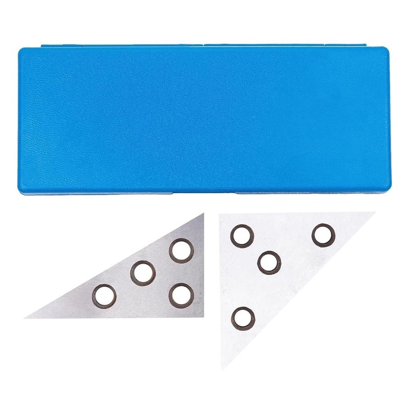 RANJOVER Solid Angle Plate Set 30-60-90 Degree & 45-45-90 Degree,